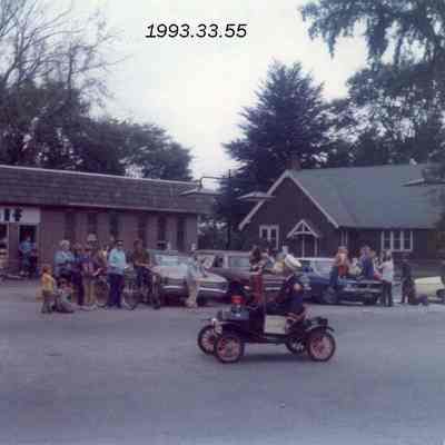 A photo of a tiny fire truck in the parade. 9/15/1973.