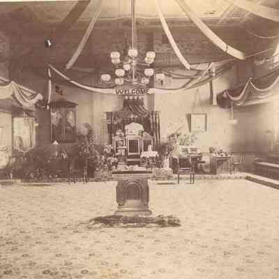 Interior of the Knights of Pythias Hall