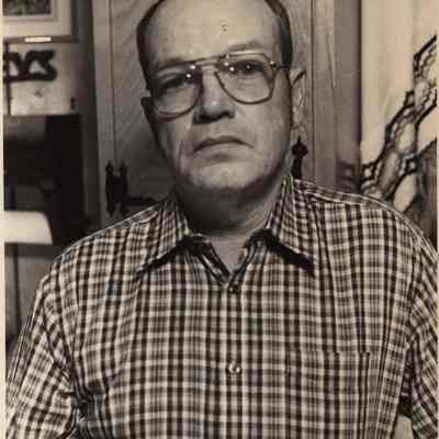 A photo view of Charles Turcotte. 5/8/1987.