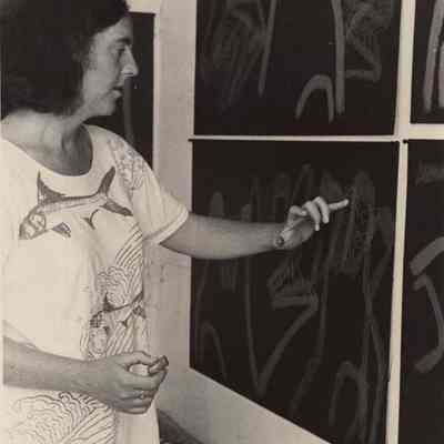 A photo view of Pam Smith. 7/11/1986.