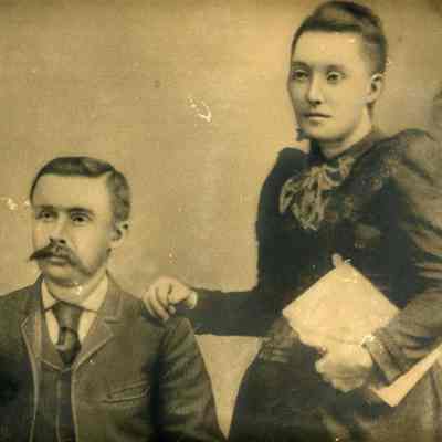 A photo of Anthoine and Lena Rochette Desjardins.