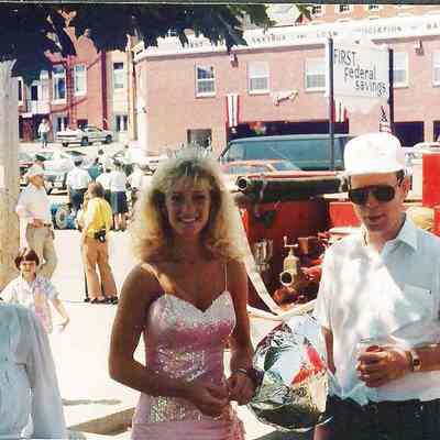 Miss Maine Lisa Kent at the Bath parade..