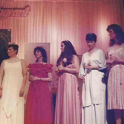 A color photograph of the past Teen Queens