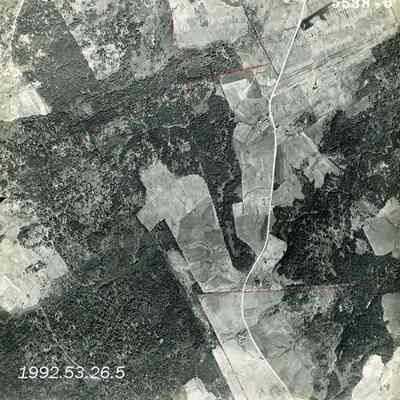 An aerial photo of 5/4/1953