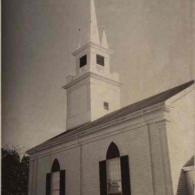 A photo view of the Kellogg Church. 7/15/1977.