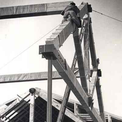 Construction of the new United Methodist Church