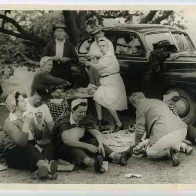 Picnickers at the Verney Mill Picnic