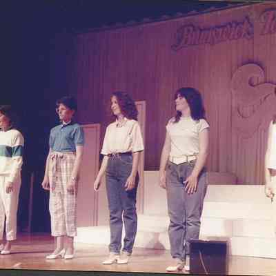 A color photograph of the contestants