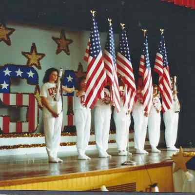 National Anthem being played