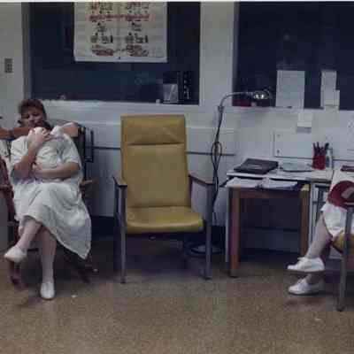 A photo view of a group of nurses. 11/2/1990.