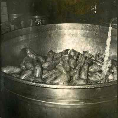 Food Cooking in a Navy Galley