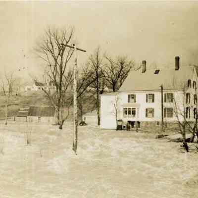 Main Street Topsham during the 1936 flood
