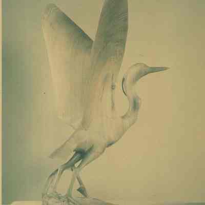 Sculpture of a Great Blue Heron