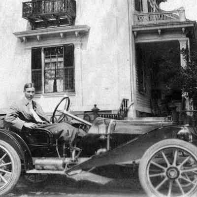 Young Man in Car