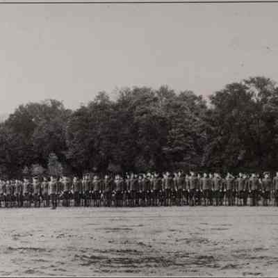 Bowdoin Battalion Drawn Up On Parade