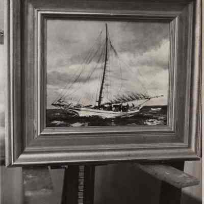 A photo view of a Painting. 8/28/1975.