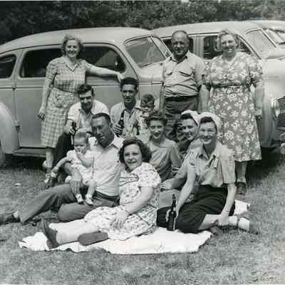 Employees and their Families at the Verney Mill Picnic