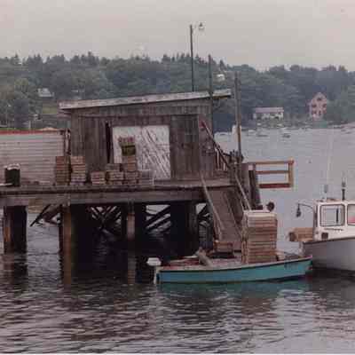 A photo view of a fisherman's wharf. 9/6/1989.