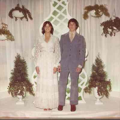 Christine Arey escourted by David Glenn at the 1979 Teen Queen Ball