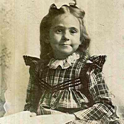 Unidentified young girl with book