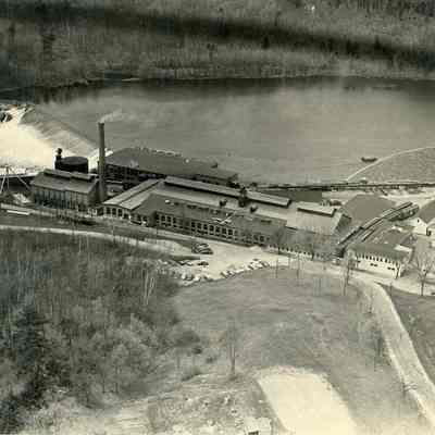 An aerial view of the Pejepscot Mill.