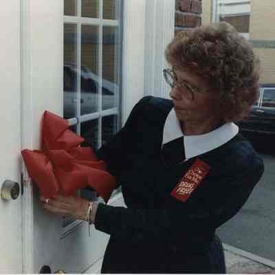 A photo view of Christine Perow. 10/23/1989.