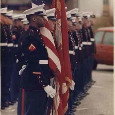 A photo view of Marines from BNAS. 11/19/1988.