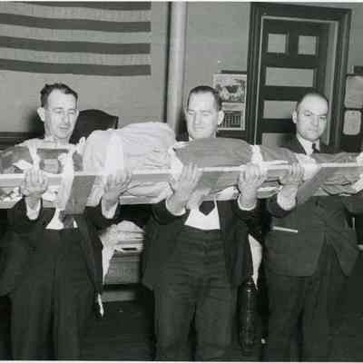 Three Men in the Town Hall