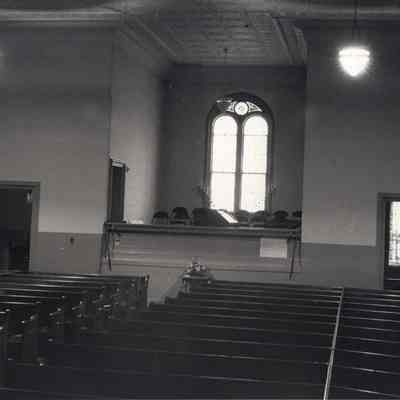 Interior of the United Methodist Church