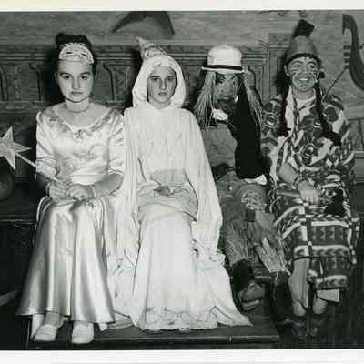 Children in costumes