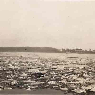 Ice Breaker Ossipee during Flood of 1936