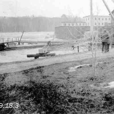 Flood of 1936 at Pejepscot Mill.