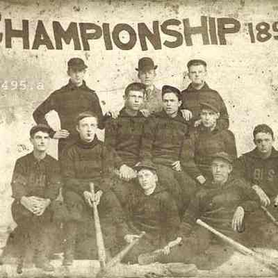 Brunswick High School Baseball Championship Team 1894