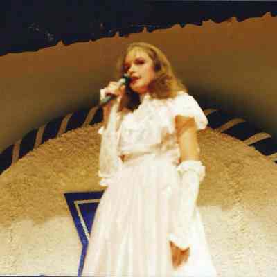Charity Edwards singing, "We Only Just Begun."