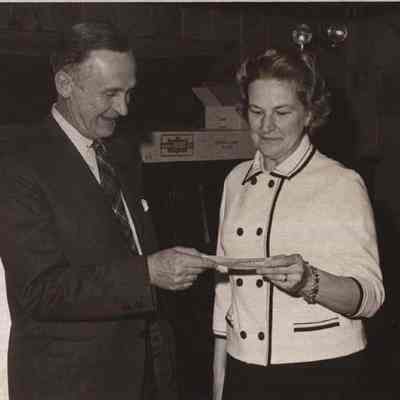 A photo view of Harvey Howells and Barbara Sabasteanski.