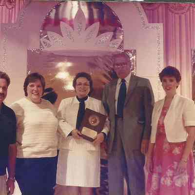 A color photograph of Theberge family.