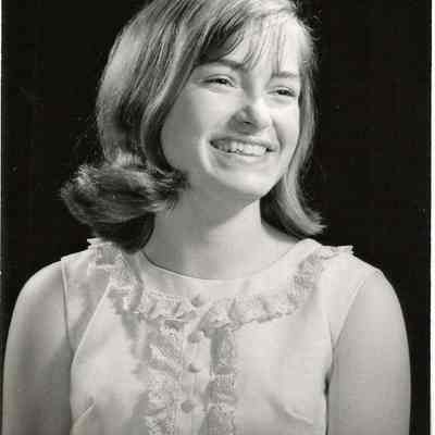 A B/W photograph of Phyllis Gladu
