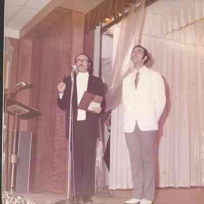 1973 Brunswick Teen Queen Althea Kinney presented Agnes Racine
