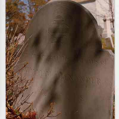 Harpswell Meeting House, Gravestone of William Alexander