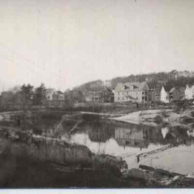 Swinging Bridge after damage in 1936 flood