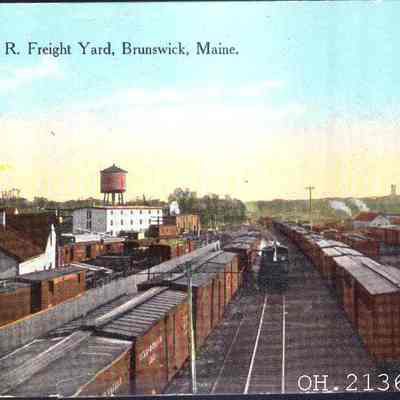 Maine Central Rail Road Freight Yard