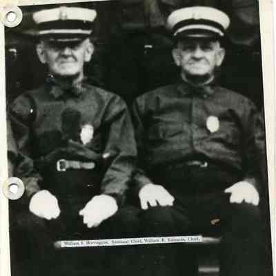 Edwards, Chief William B. and Harrington, Assistant Chief William S.