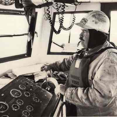 A photo view of Scott Gibson. 4/15/1992.