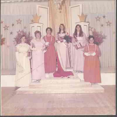 1972-73 Brunswick Teen Queen and her court