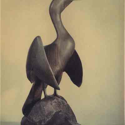 Cormorant Sculpture