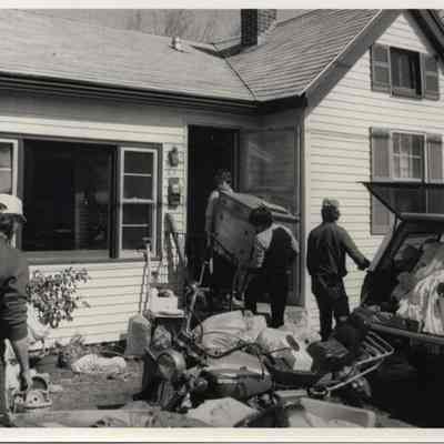 1987 Androscoggin River Flood, Water Street, Brunswick