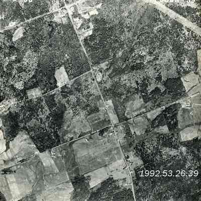 An aerial photo of 5/4/1953