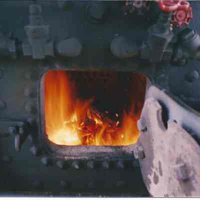 Fire Box on a Lombard Log Hauler.
