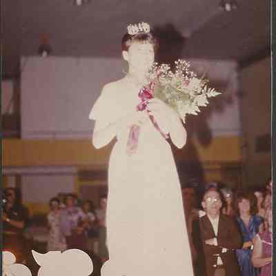 A color photograph of Elizabeth Wentworth Brunswick Teen Queen 1985