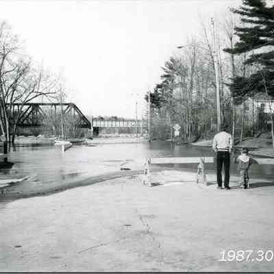 Mill Street and the Black Bridge in the background